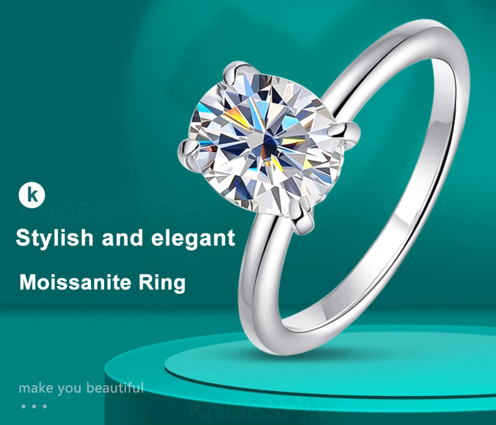 Oval VVS1 Women's  Wedding Ring