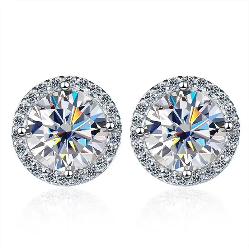 1 CT Moissanite Earring