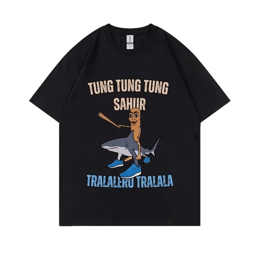 Tung Tung Tung Sahur Graphic Print T-Shirts