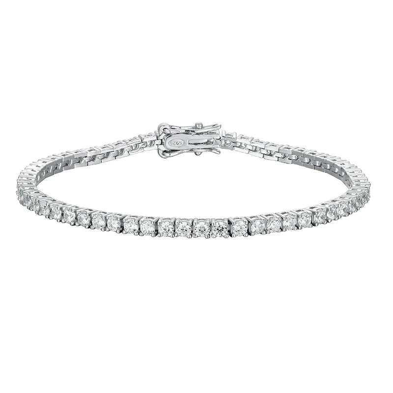 2mm Moissanite Tennis Bracelet