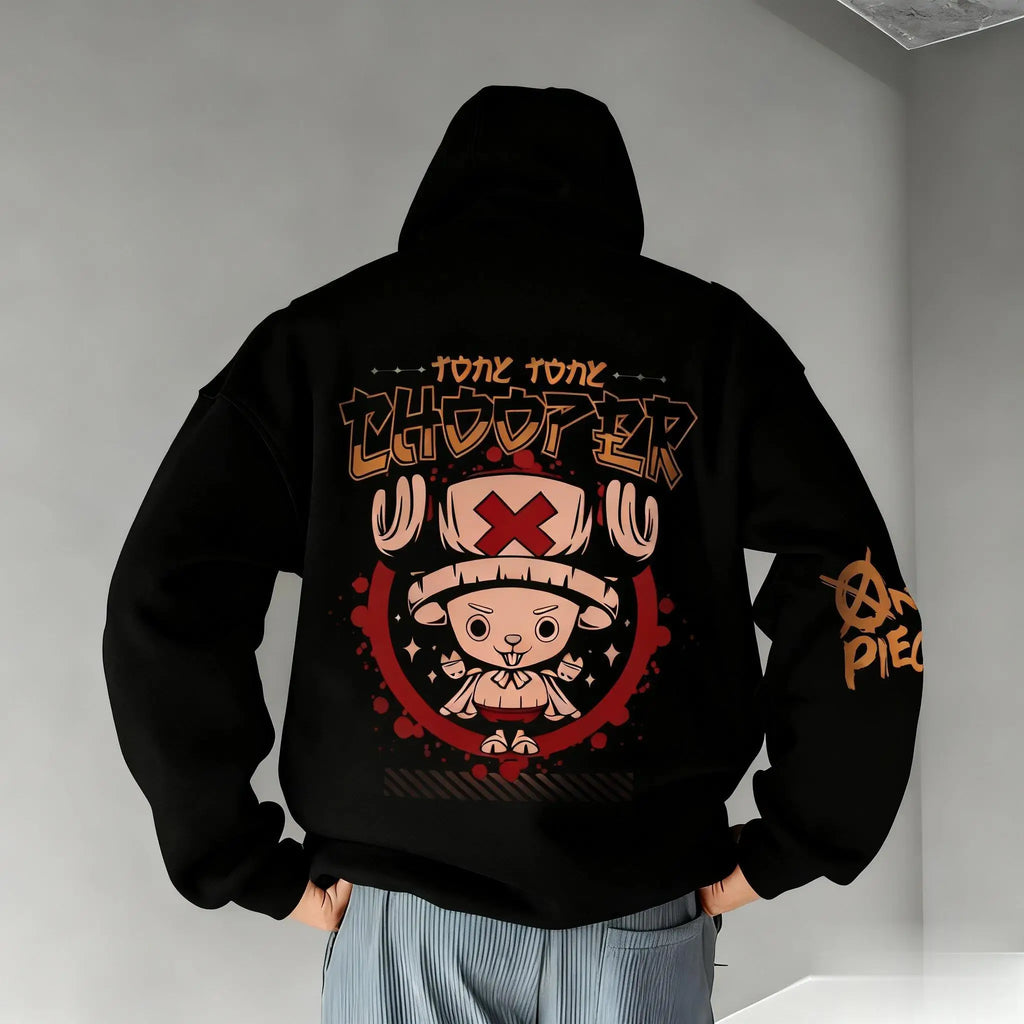 One Piece Anime Chopper Pullover Hoodie