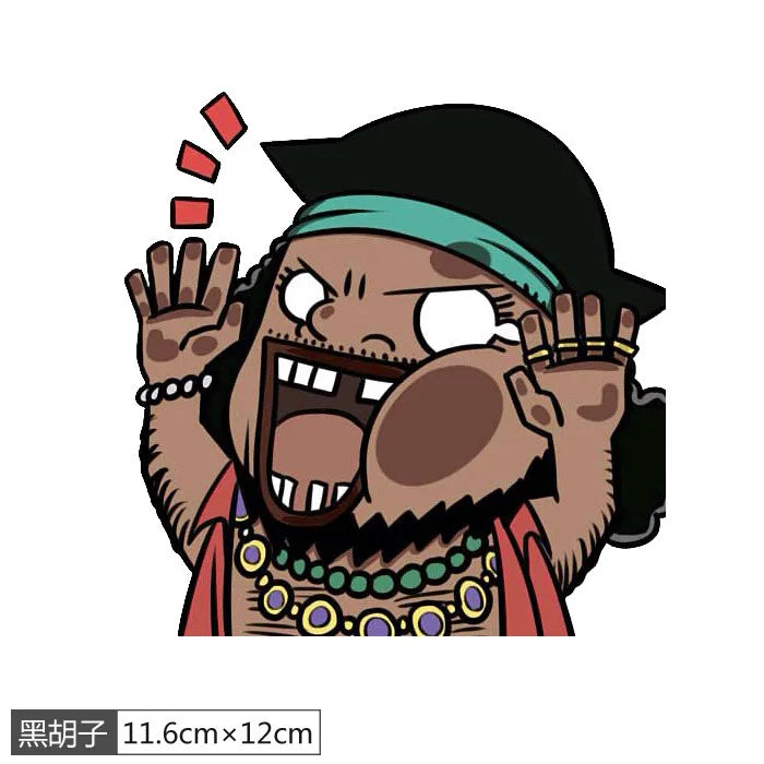 One-Piece 3D Car Stickers