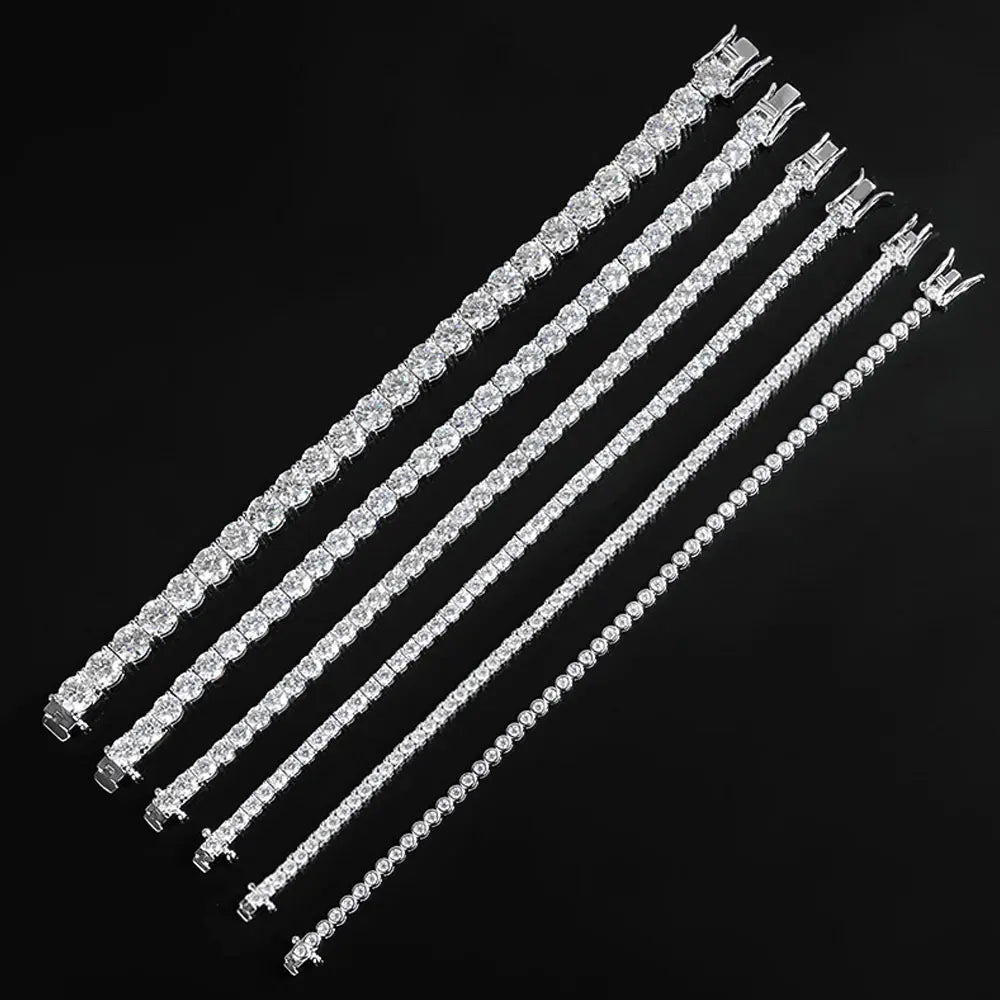 2mm Moissanite Tennis Bracelet