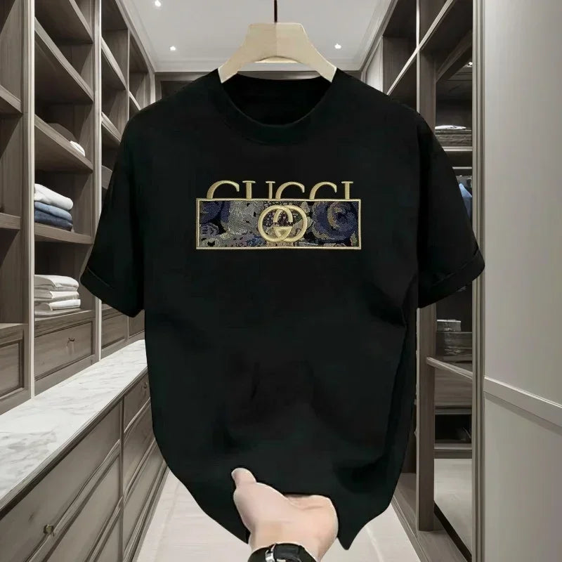 Trendy Letter Pattern Print T-shirt