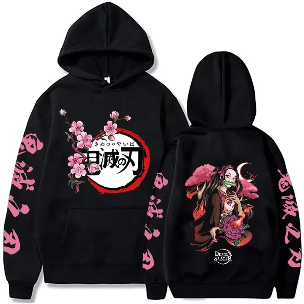 Harajuku Demon Slayer Plus Size Hoodie