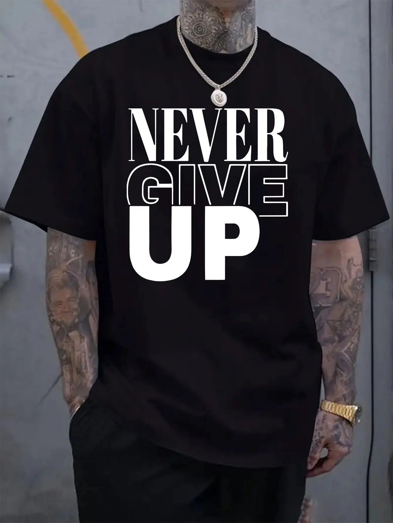 Men's short-sleeved T-shirt - PremiumFashionJa