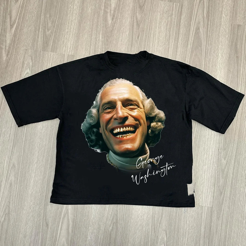 Chic American Anime T-Shirt - PremiumFashionJa