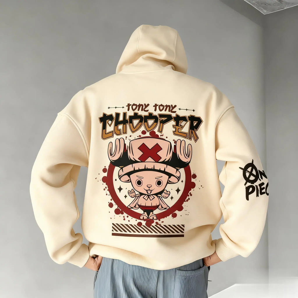 One Piece Anime Chopper Pullover Hoodie