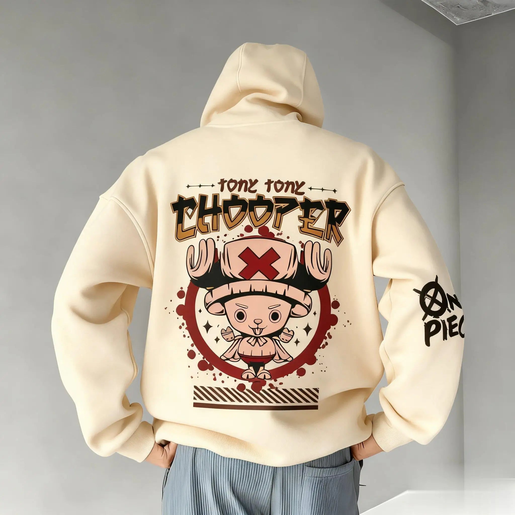 One Piece Anime Chopper Pullover Hoodie