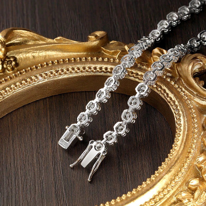 VVS1 Moissanite Tennis Necklaces