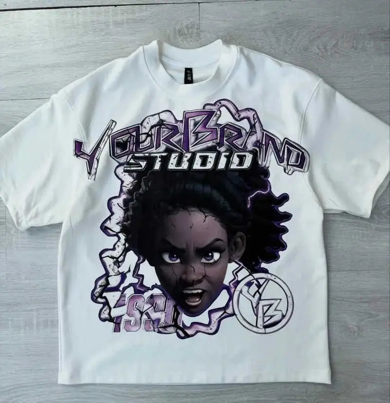 Retro Hip Hop Trend Oversized T-Shirt