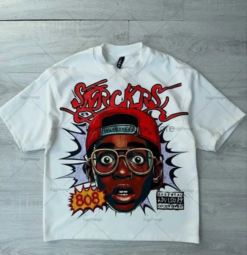 Retro Hip Hop Trend Oversized T-Shirt