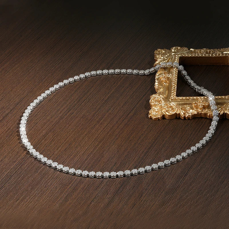 VVS1 Moissanite Tennis Necklaces