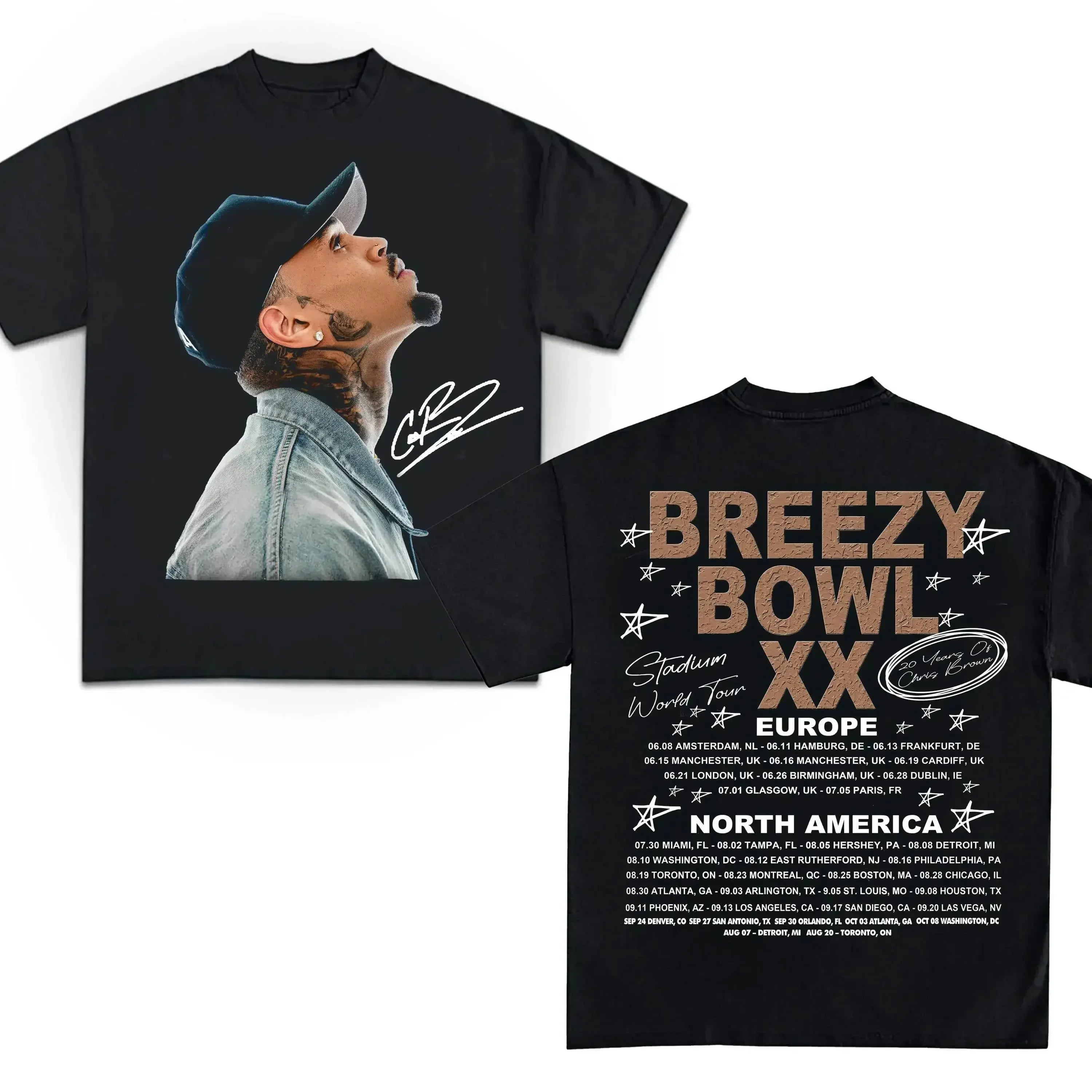 Chris Breezy Cotton T-Shirts