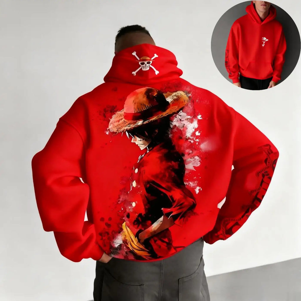 Oversized One Piece Luffy Hoodie