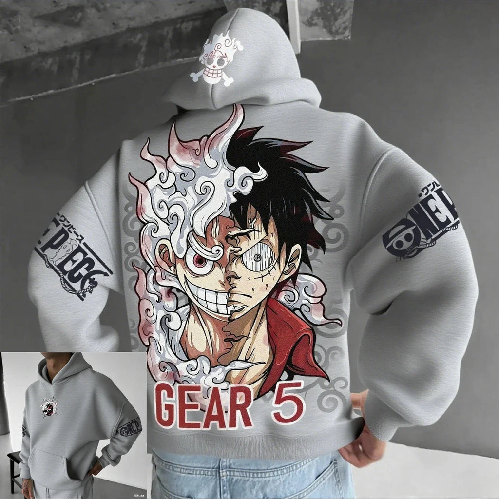One Piece Luffy Gear 5 Nika Pullover