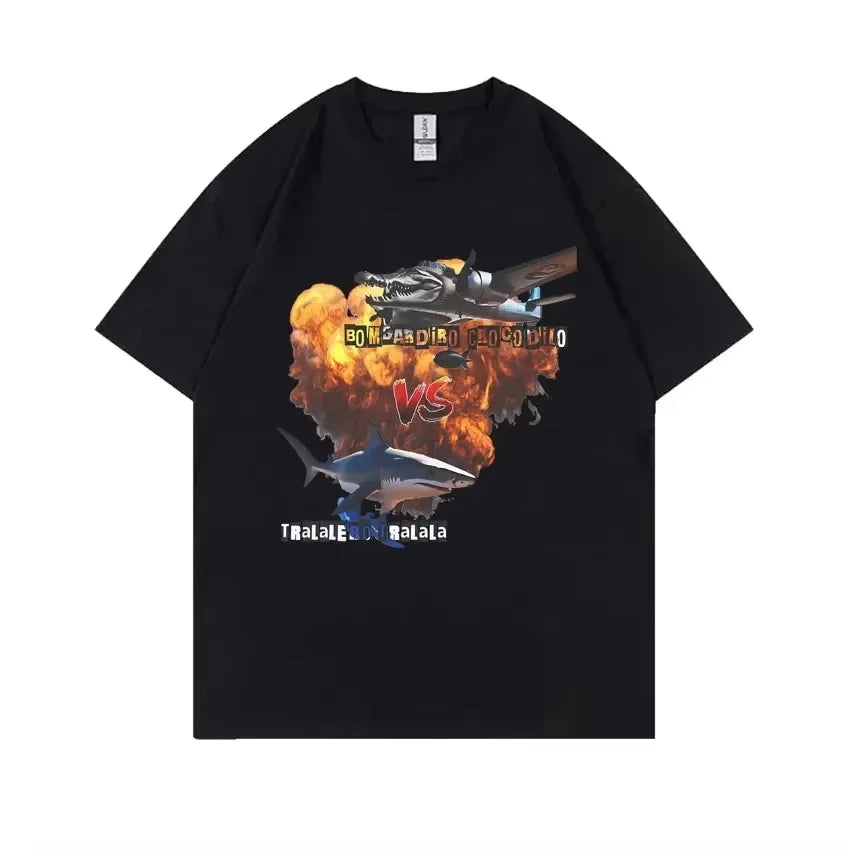 Tung Tung Tung Sahur Graphic Print T-Shirts