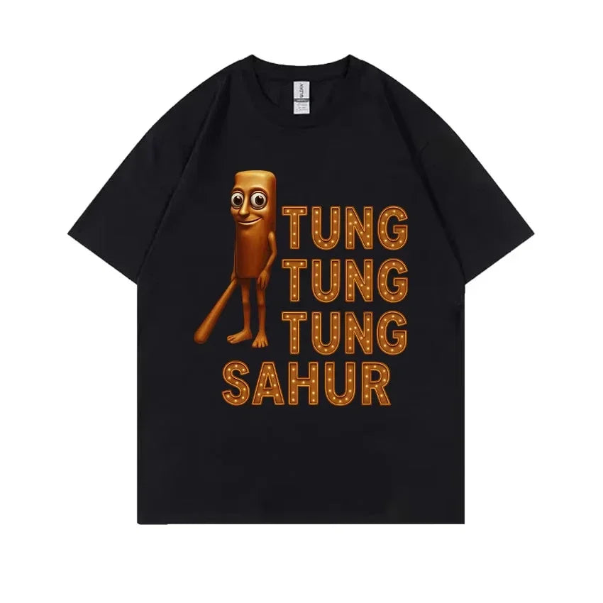 Tung Tung Tung Sahur Graphic Print T-Shirts
