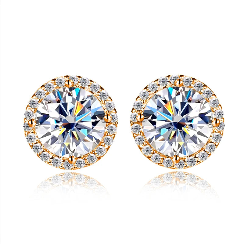 1 CT Moissanite Earring