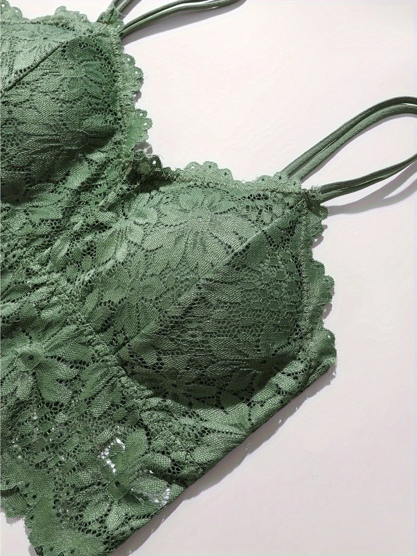 4 pcs Women's Sexy Lace Bra & Panty Set