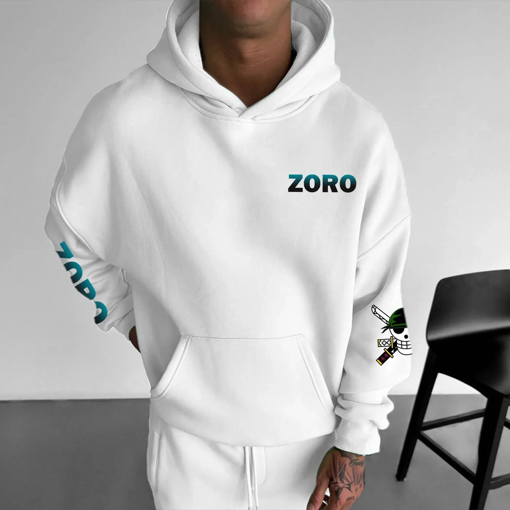 One Piece Zoro Graphic Hoodie