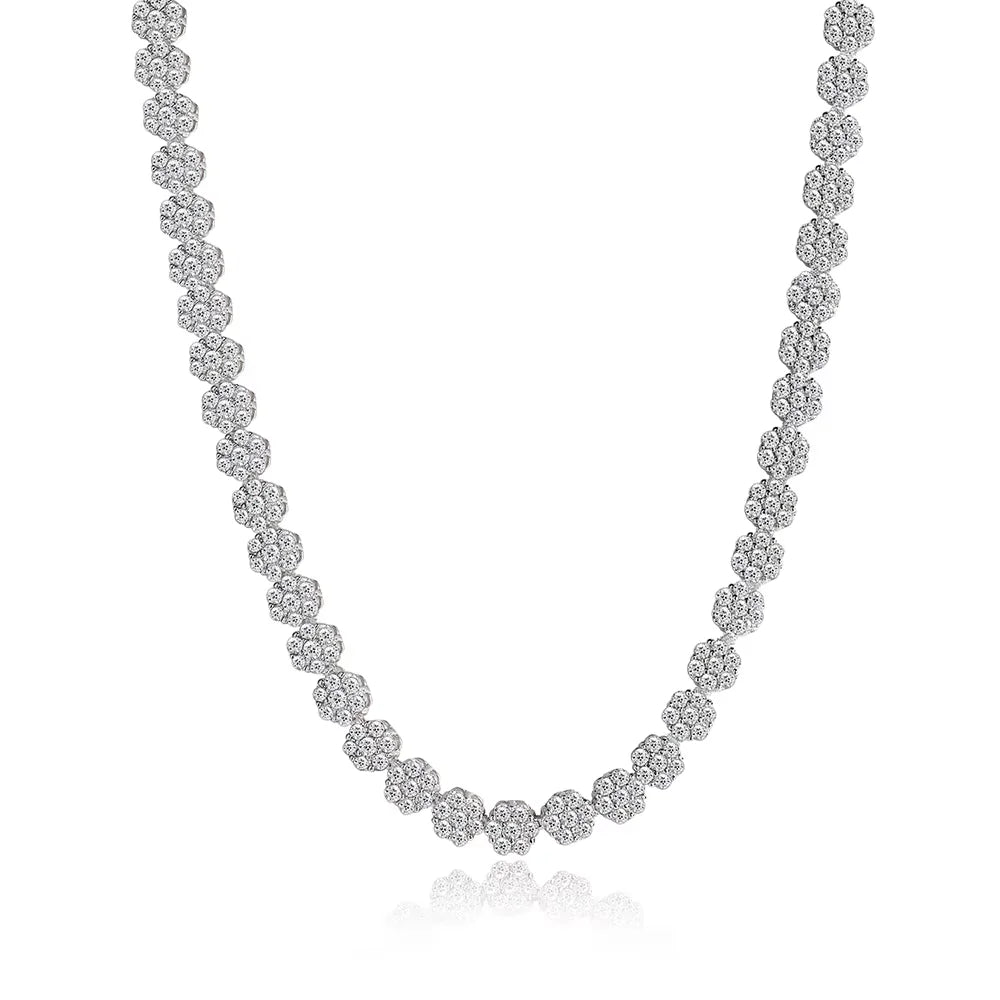 VVS1 Moissanite Tennis Necklaces