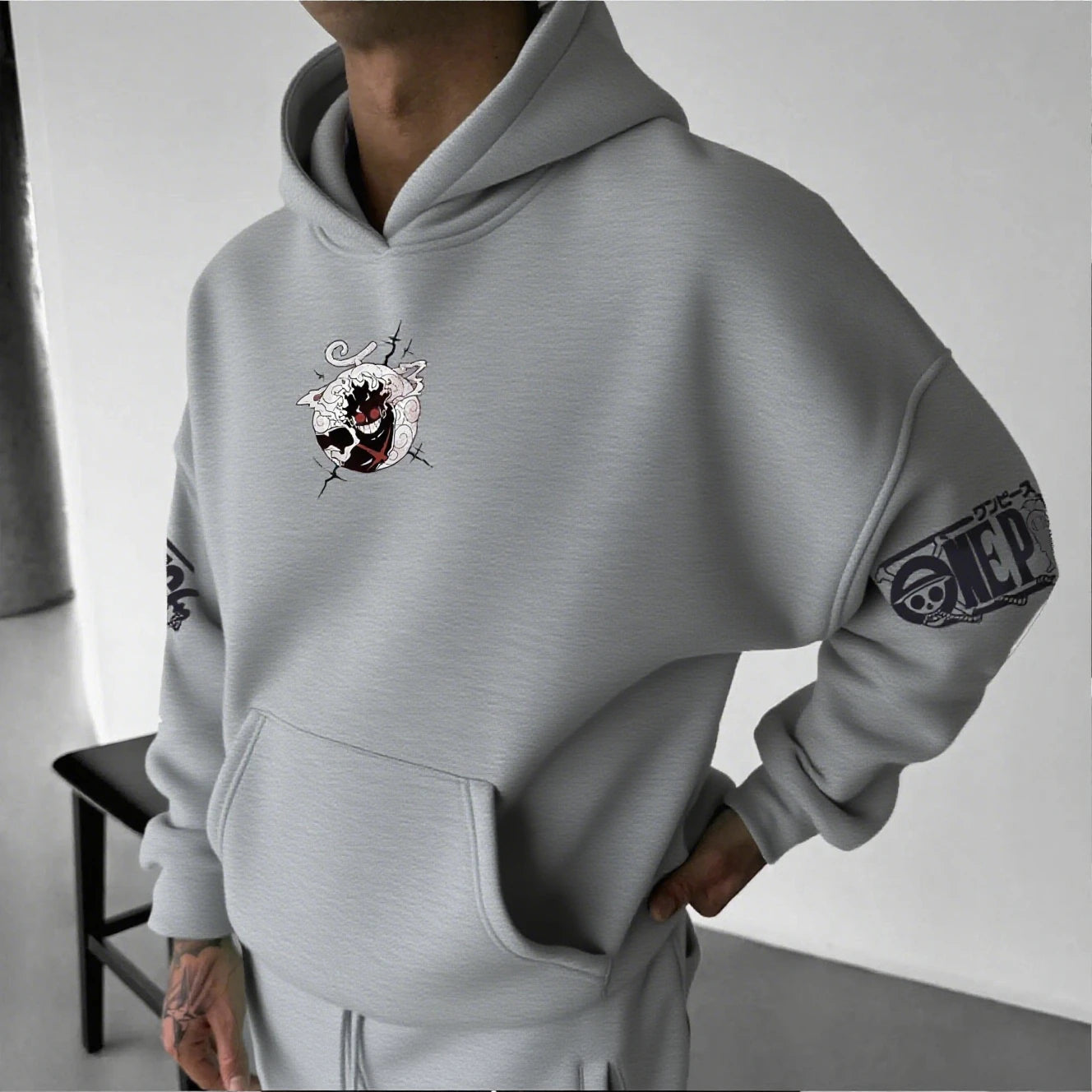 One Piece Luffy Gear 5 Nika Pullover