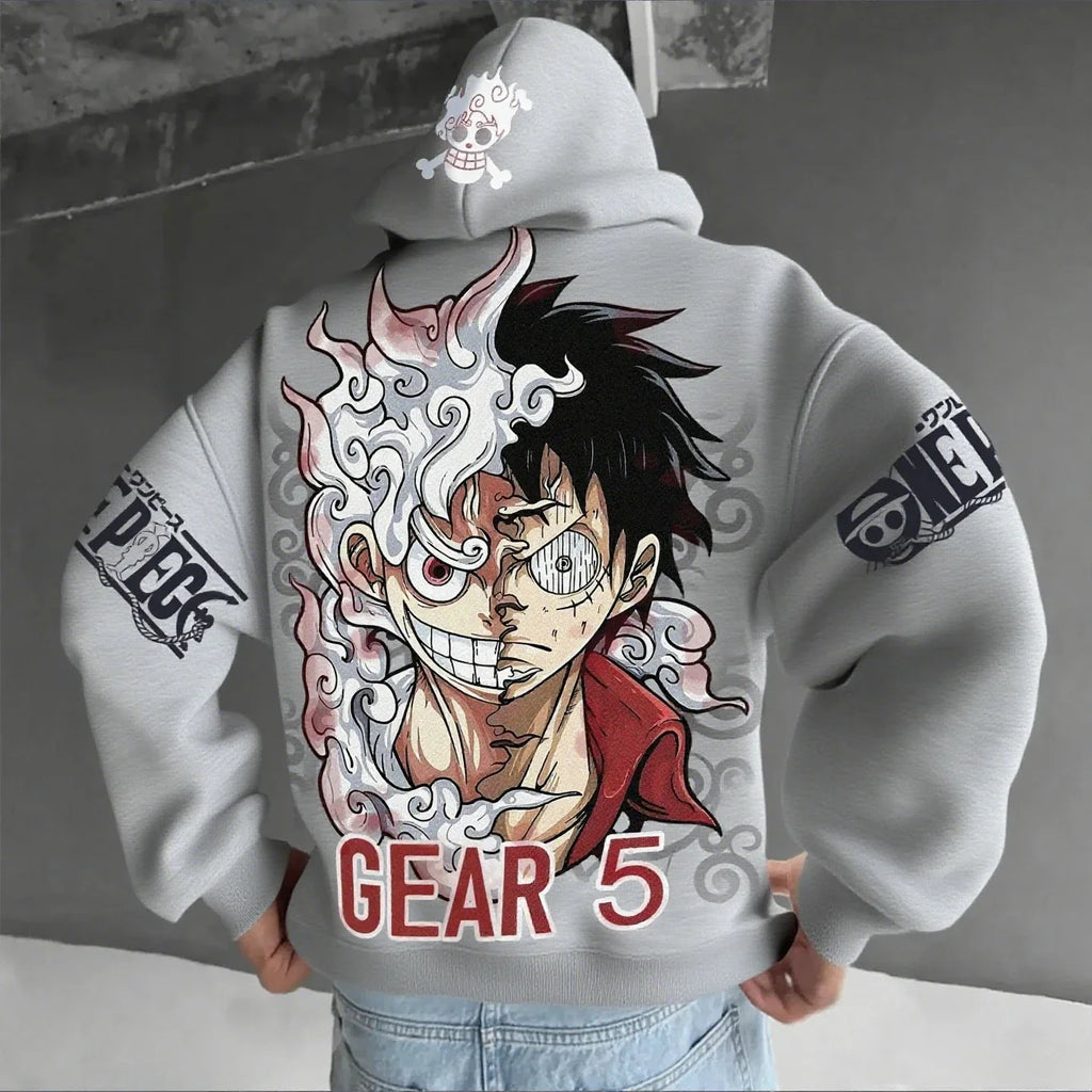 One Piece Luffy Gear 5 Nika Pullover