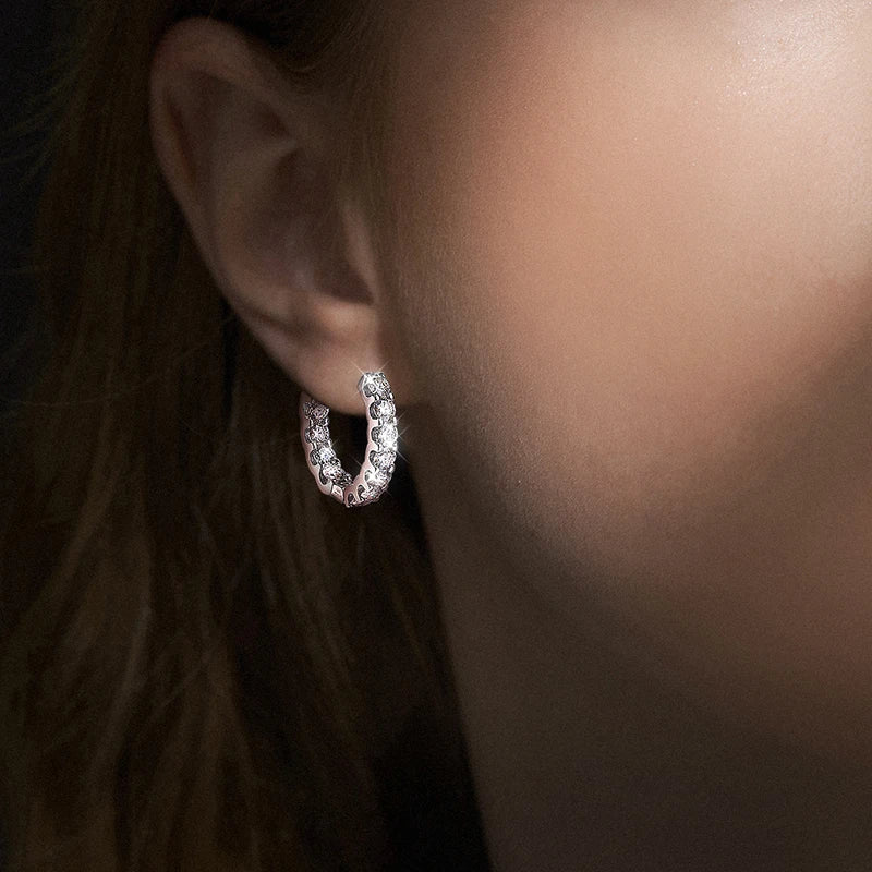 2.6 CT Moissanite Earring