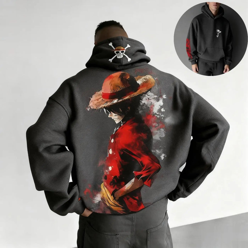Oversized One Piece Luffy Hoodie