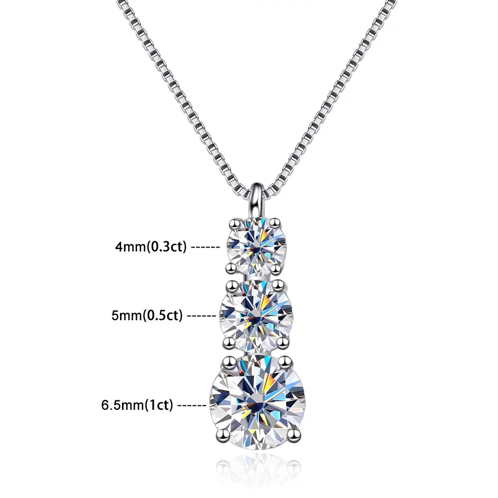 VVS1 Moissanite Diamond Necklace