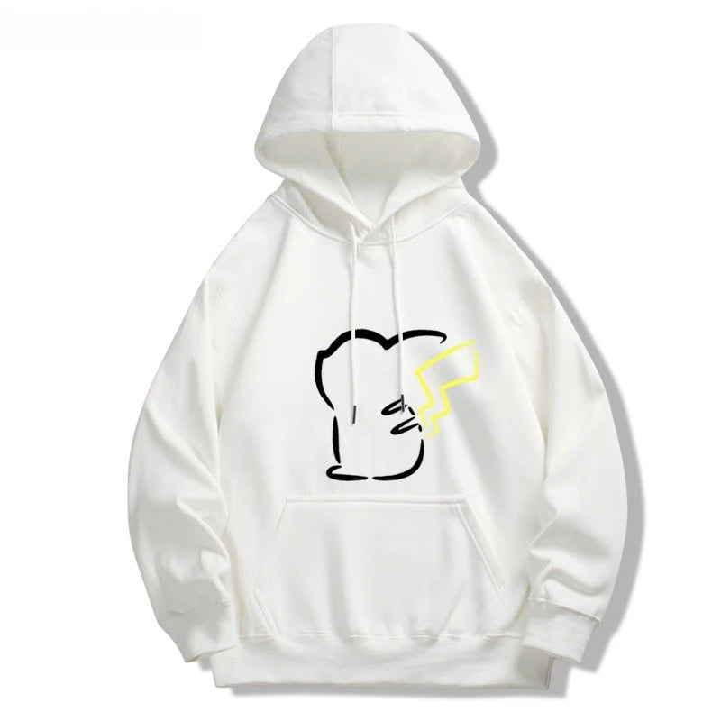 Pokémon Cute Eevee/Pikachu Printed Hoodie