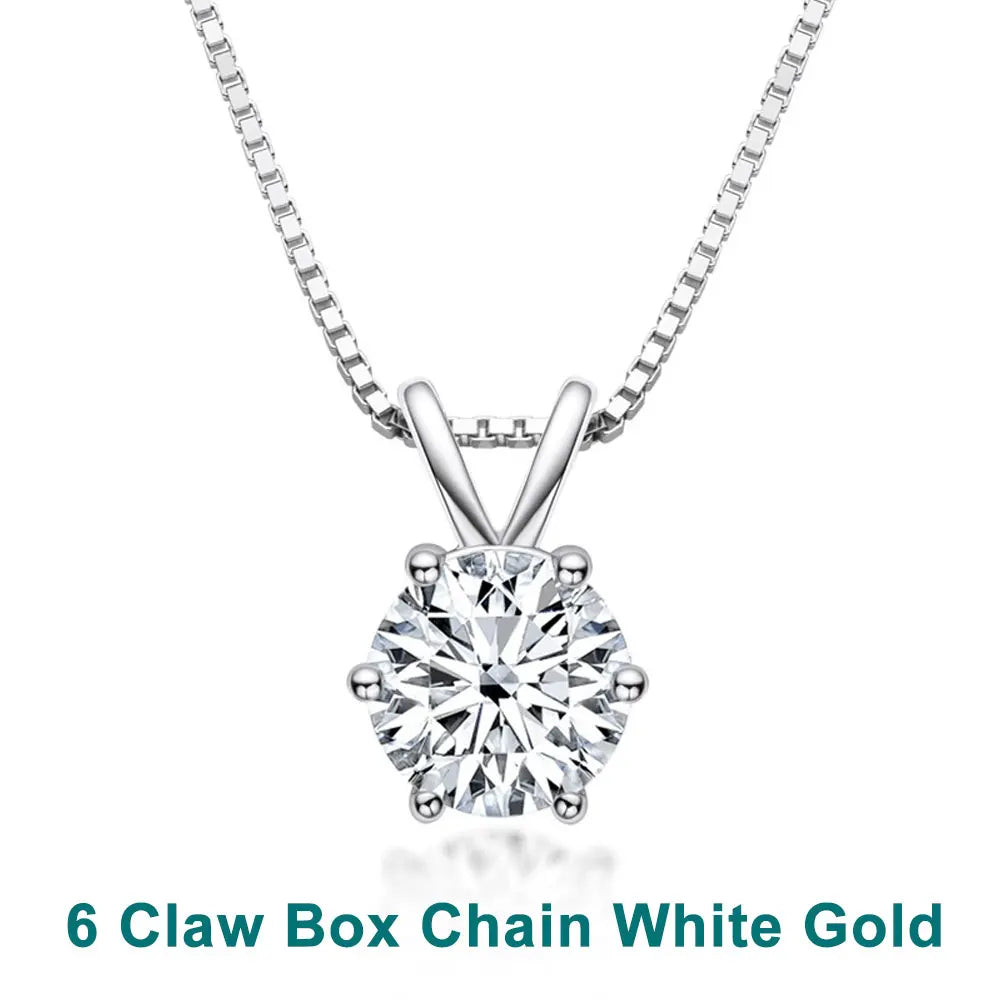 1-5 CT Moissanite Dainty Necklace