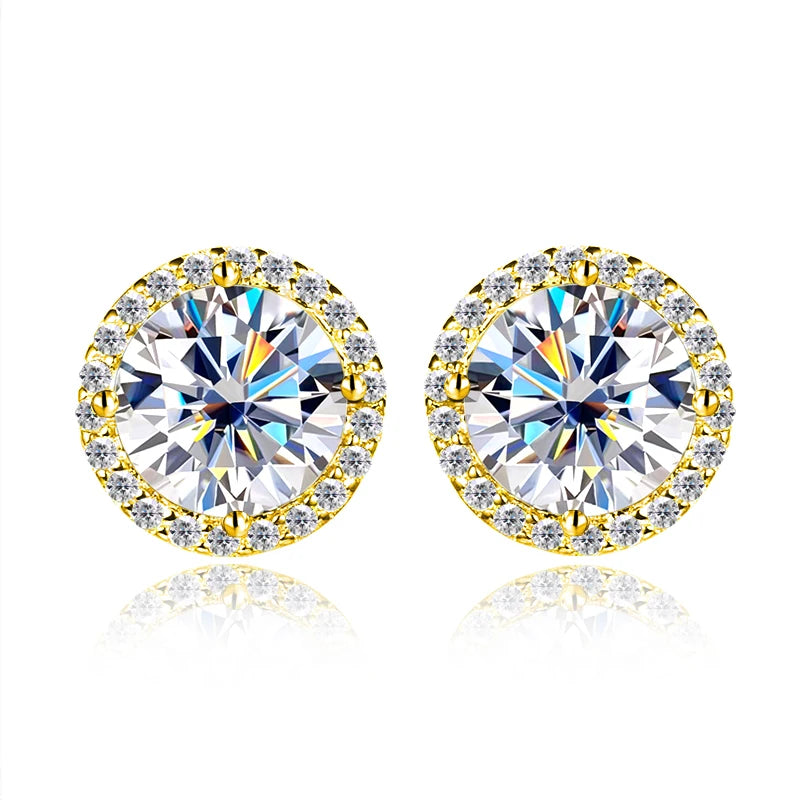 1 CT Moissanite Earring