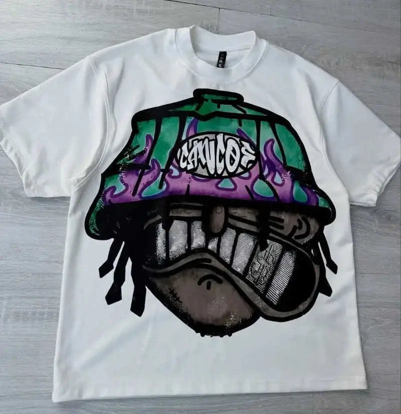 Retro Hip Hop Trend Oversized T-Shirt