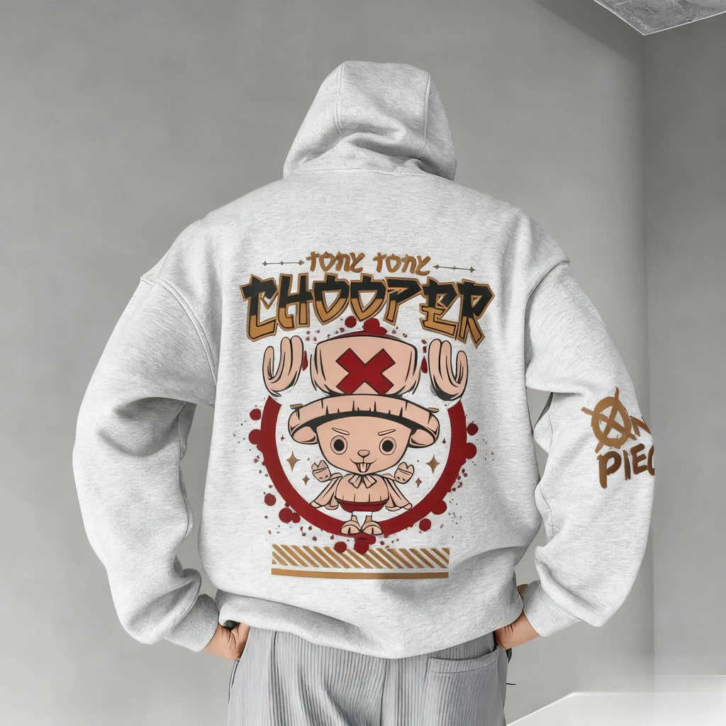 One Piece Anime Chopper Pullover Hoodie