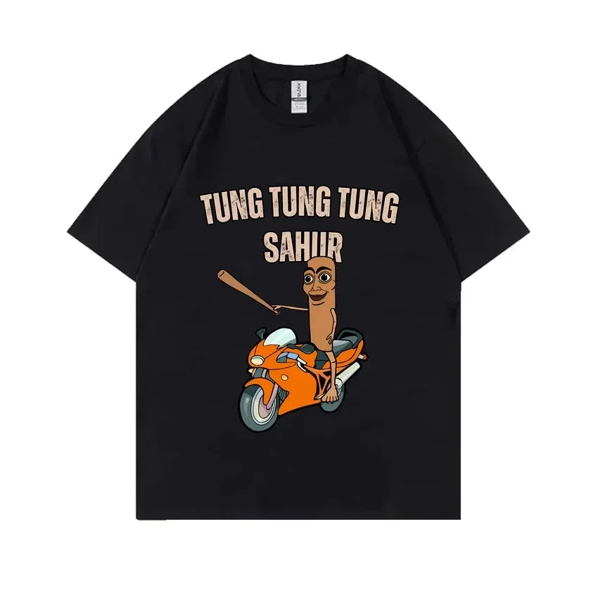 Tung Tung Tung Sahur Graphic Print T-Shirts