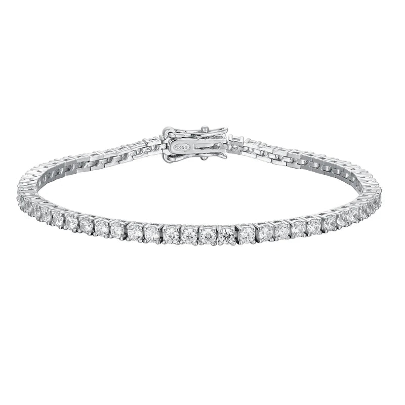 2mm Moissanite Tennis Bracelet