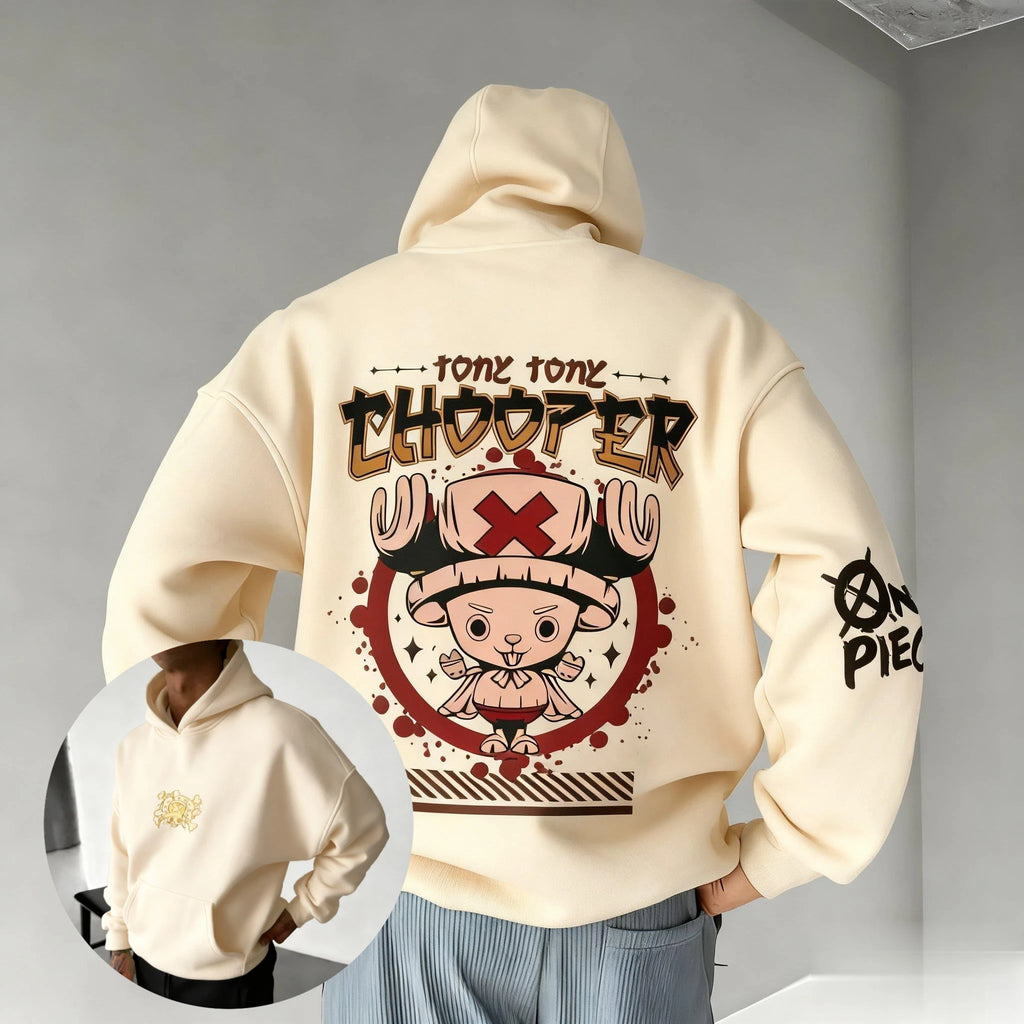 One Piece Anime Chopper Pullover Hoodie