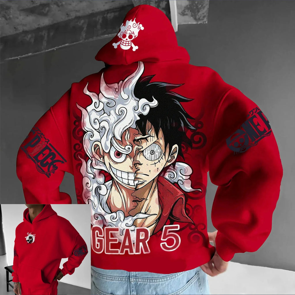 One Piece Luffy Gear 5 Nika Pullover