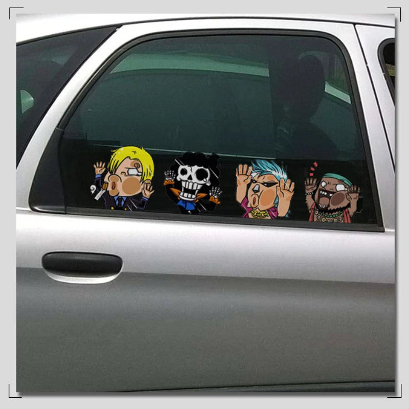 One-Piece 3D Car Stickers