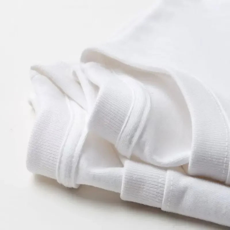 Monogram Flower Geometric Print T-Shirts - PremiumFashionJa