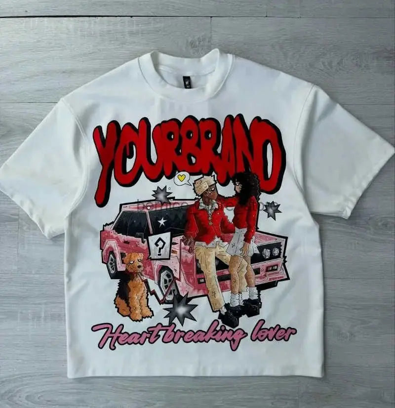 Retro Hip Hop Trend Oversized T-Shirt