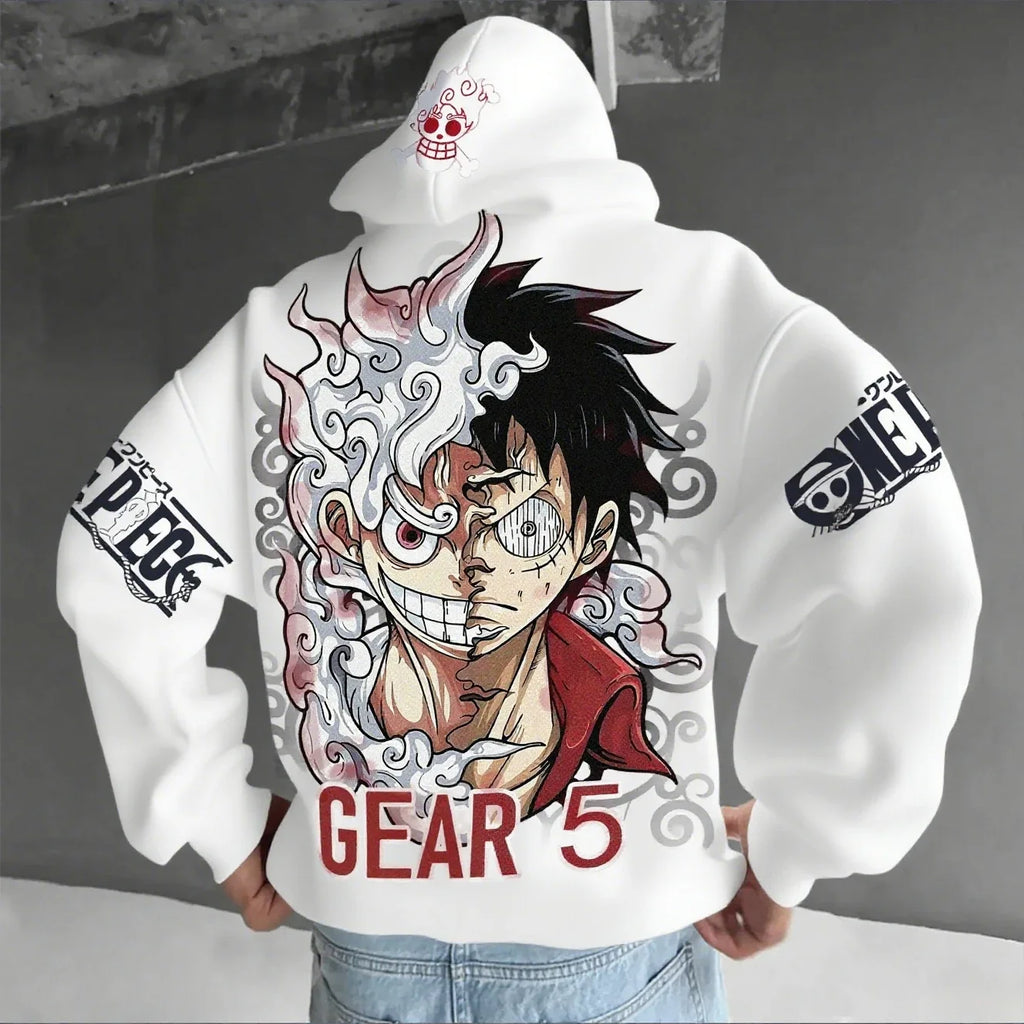 One Piece Luffy Gear 5 Nika Pullover